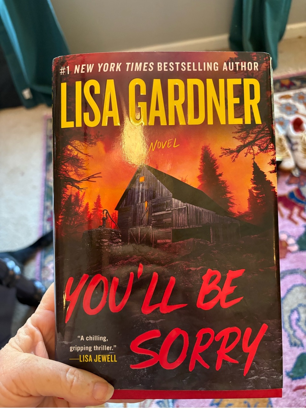 You’ll Be Sorry by Lisa Gardner Susoense/Thriller hardback Book